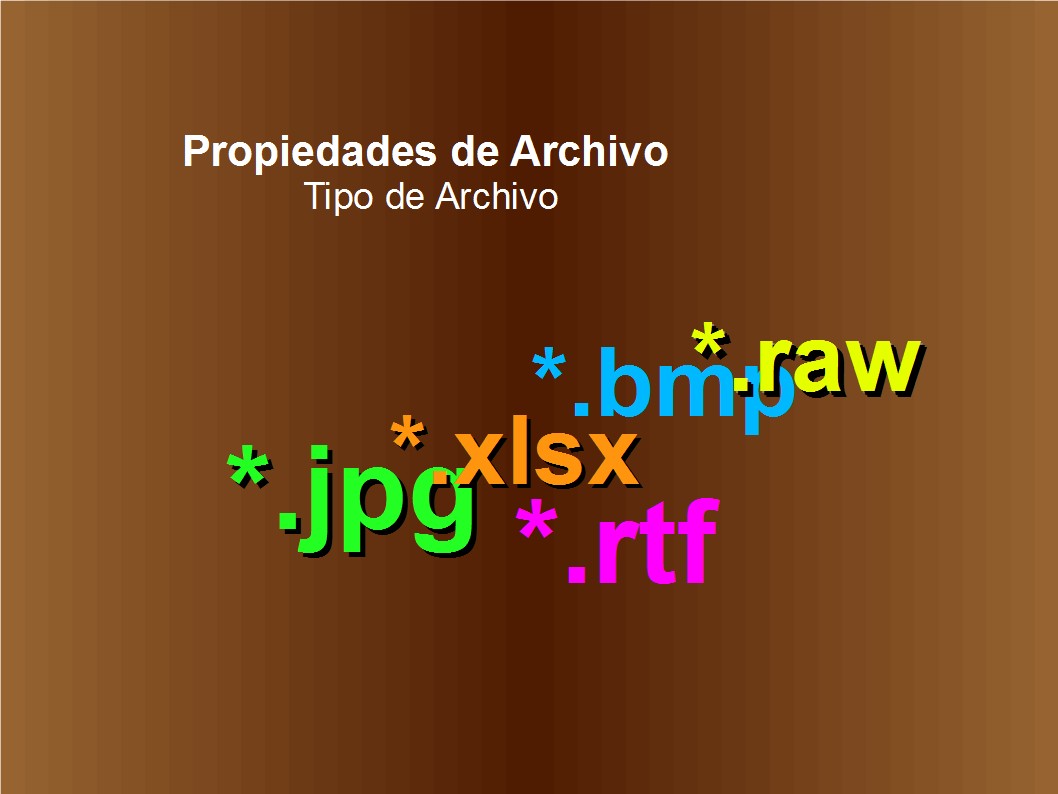 El archivo tipo de archivo